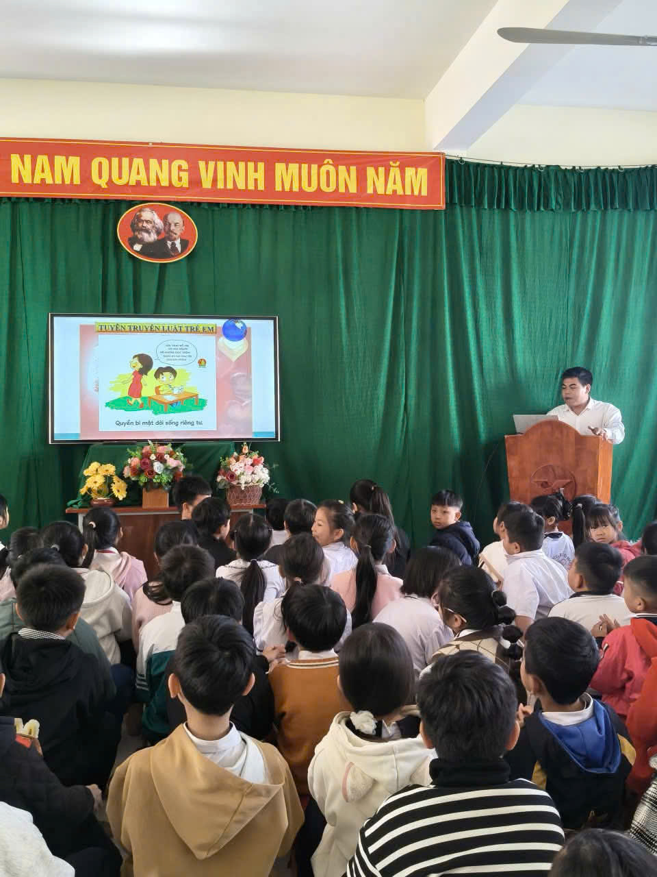 TRƯỜNG TIỂU HỌC ĐA MI 2, XÃ LA DẠ, TỈNH LÂM ĐỒNG TUYÊN TRUYỀN LUẬT TRẺ EM – BẢO VỆ, CHĂM SÓC VÀ GIÁO DỤC TRẺ EM